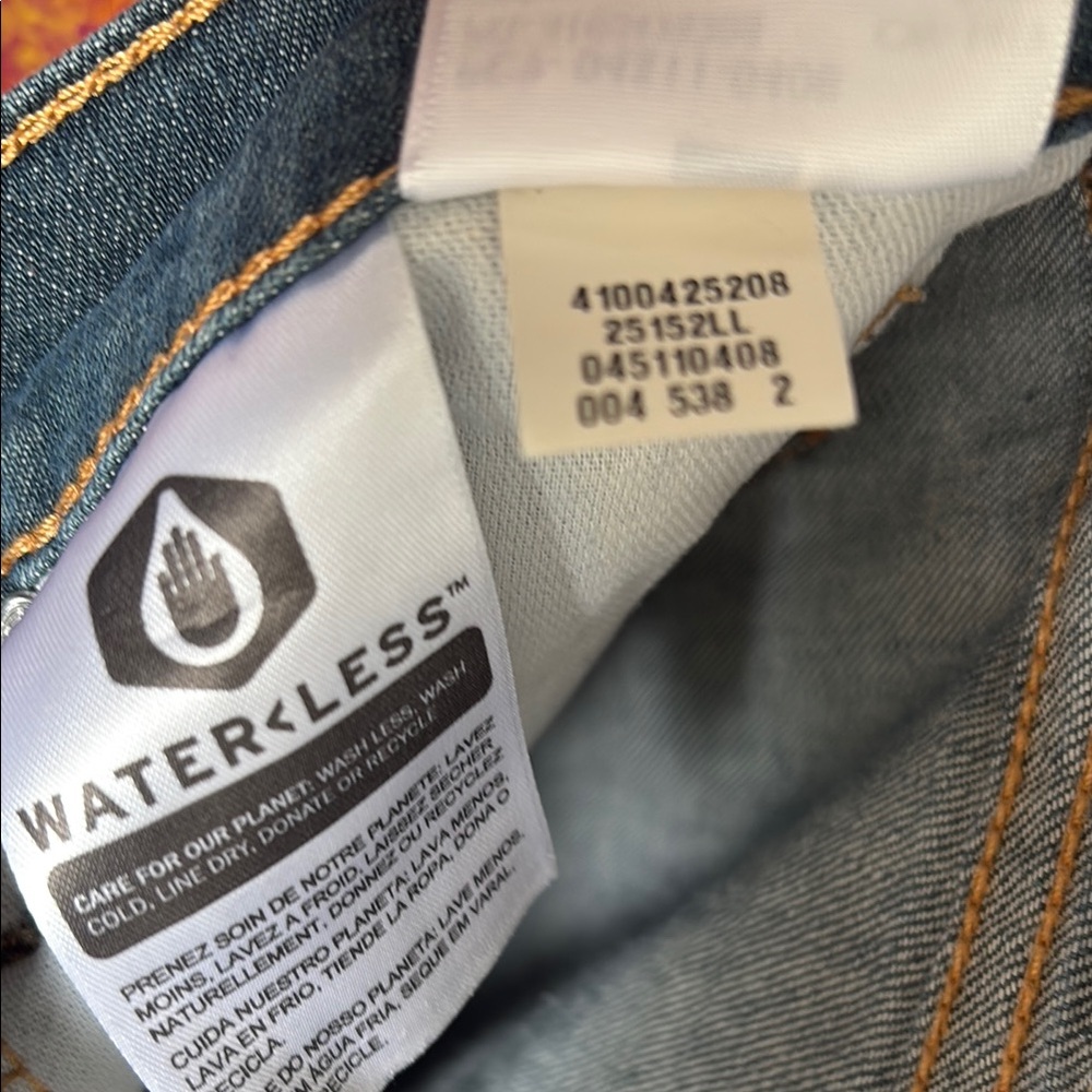 Levi’s Blue Straight-Leg Jeans with Regular Fit size Unisex 28x32 - Picture 9 of 11